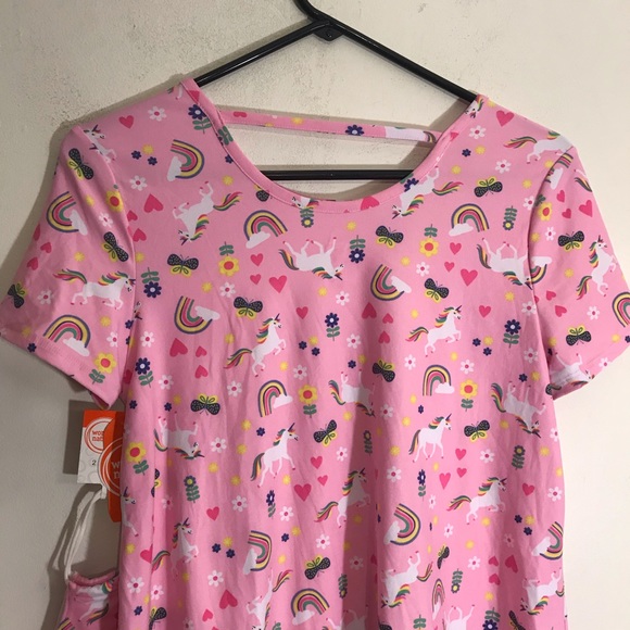 NEW WONDER NATION GIRL UNICORN SWING TOP W/ MASK - Picture 5 of 5